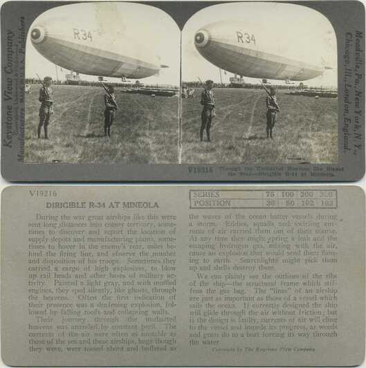 Dirigible R-34 at Mineola