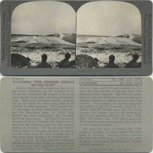 Soldiers Watching Artillery Fire