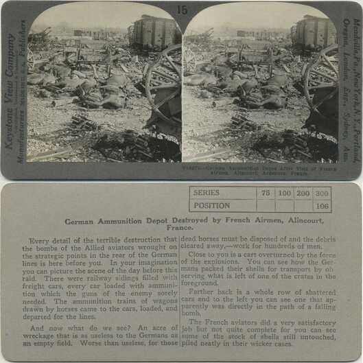 Destroyed German Ammunition Depot