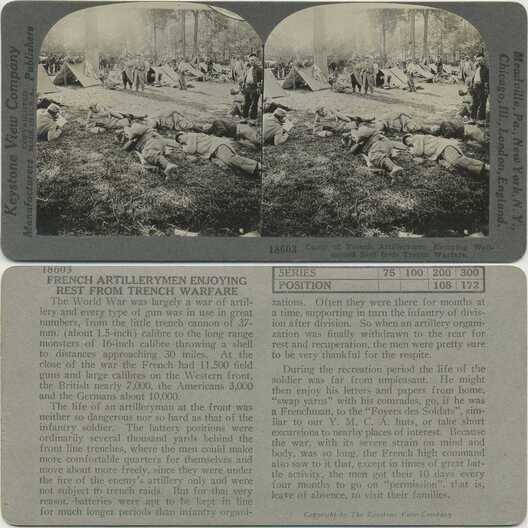 French Artillerymen Resting