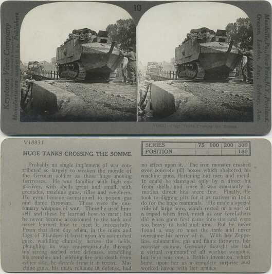 Tanks Crossing the Somme