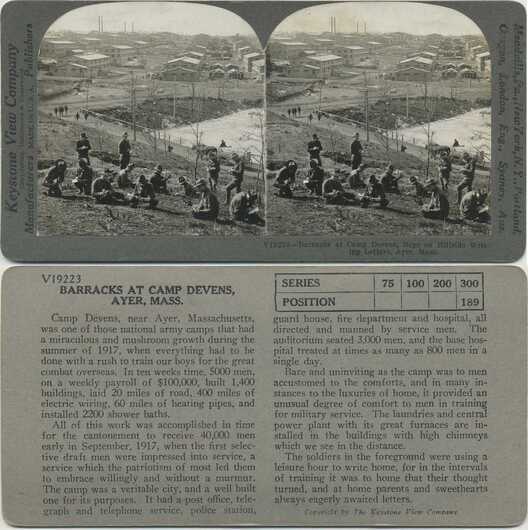Barracks at Camp Devens, Soldiers