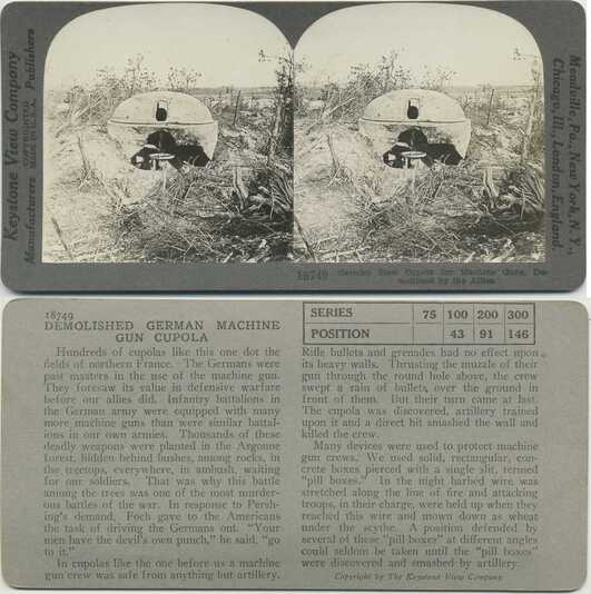 Demolished German Gun Cupola