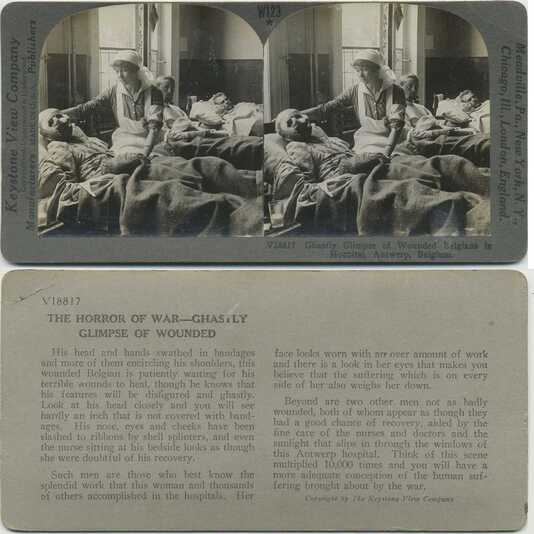 Wounded Soldiers in Hospital Ward