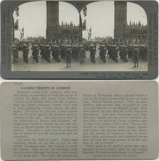 Yankee Troops Parade in London