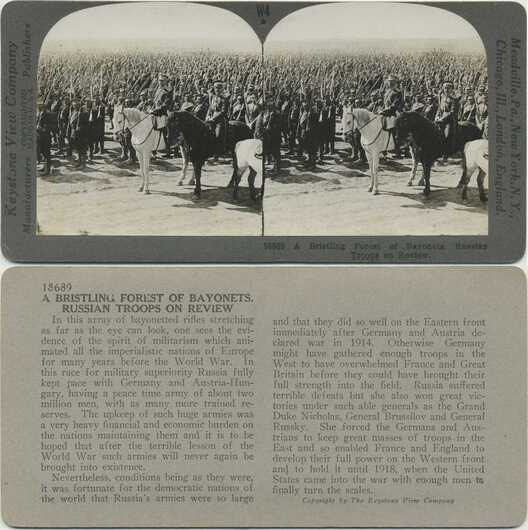 Russian Troops on Review
