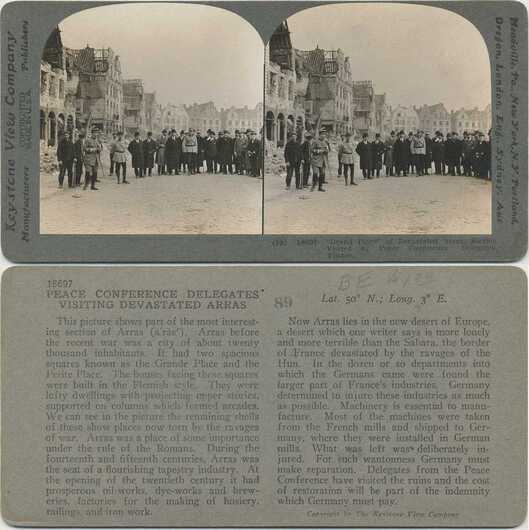 Peace Delegates in Devastated Arras