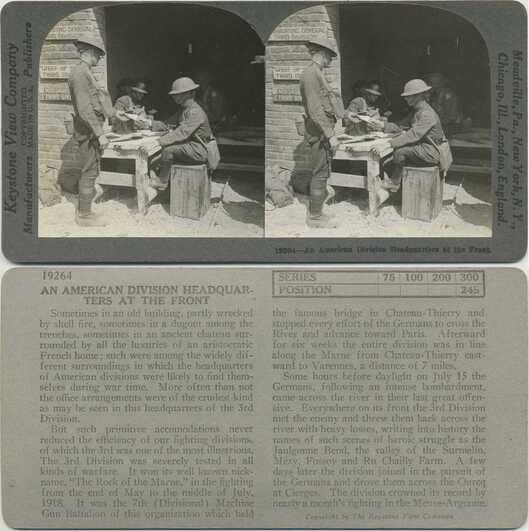 American Division Headquarters WWI