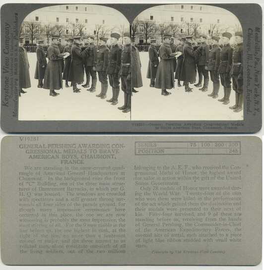 General Pershing Awarding Medals