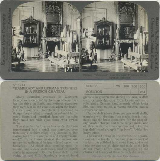 German War Trophies in French Chateau