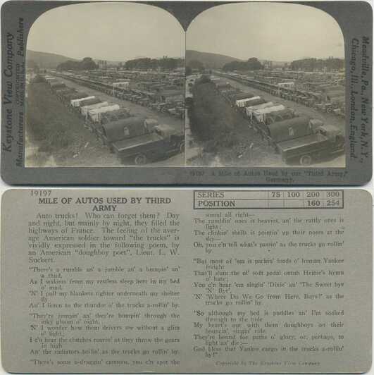 Mile of Army Autos, Germany