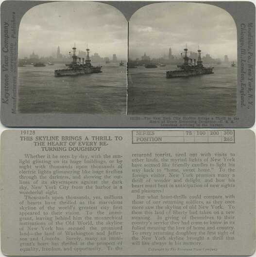 USS Louisiana in New York Harbor