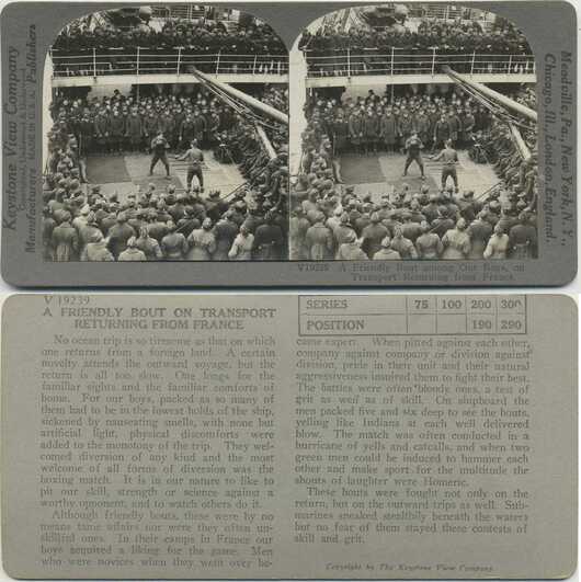 Shipboard Boxing Match