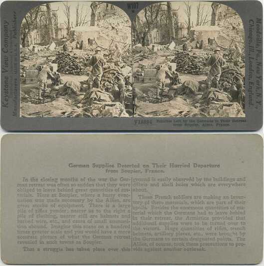 German Retreat Supplies in France
