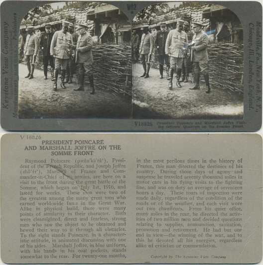 Poincaré and Joffre on Somme Front