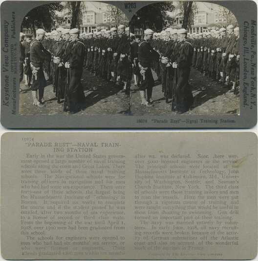 Naval Sailors at Parade Rest