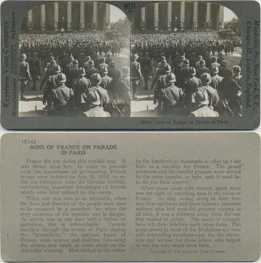 French Soldiers on Parade