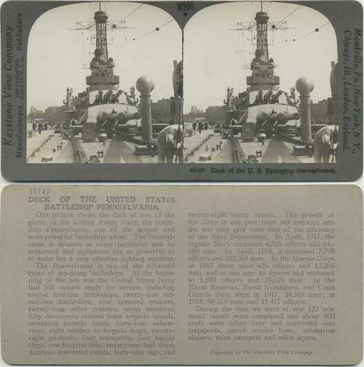 Deck of USS Battleship Pennsylvania