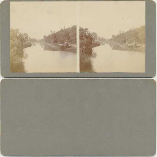 River Landscape with Wooded Banks