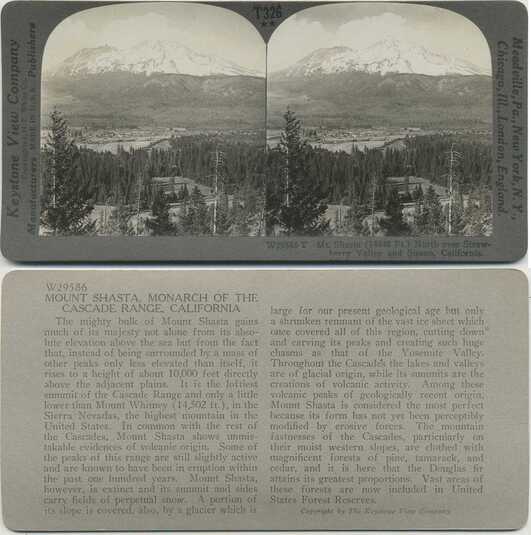 Mount Shasta and Sisson Valley