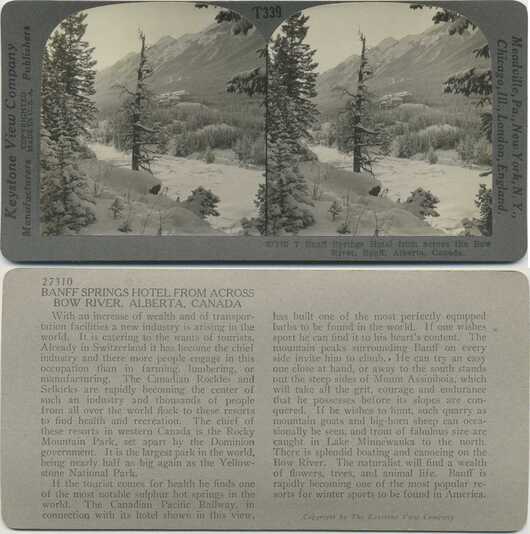 Banff Springs Hotel in Winter