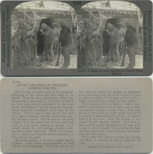 Lucky Hunters with Harvested Deer