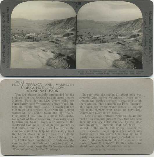 Pulpit Terrace & Mammoth Springs Hotel