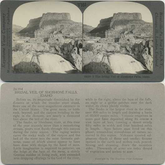 Bridal Veil of Shoshone Falls