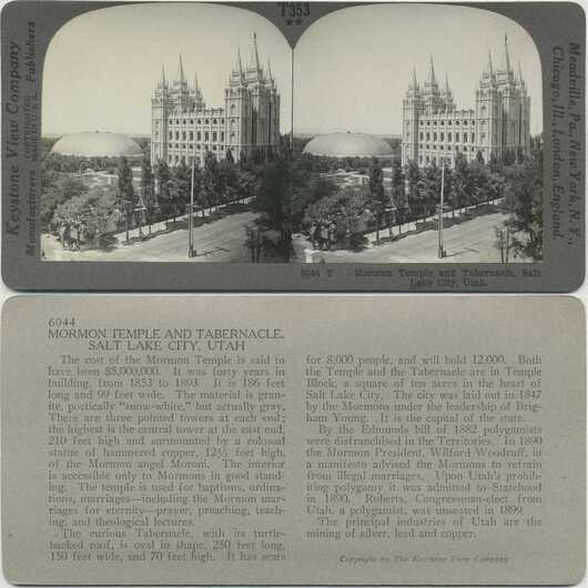 Mormon Temple & Tabernacle