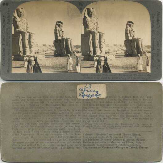 Colossal Memnon Statues at Thebes