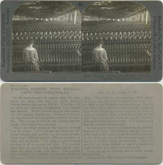 Winding Bobbins in Textile Mill