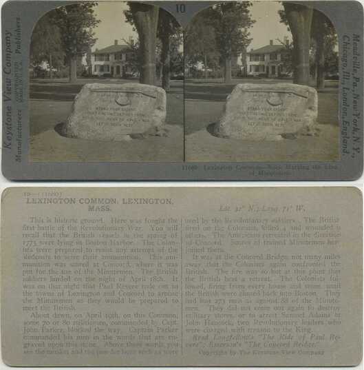 Lexington Common Minuteman Marker