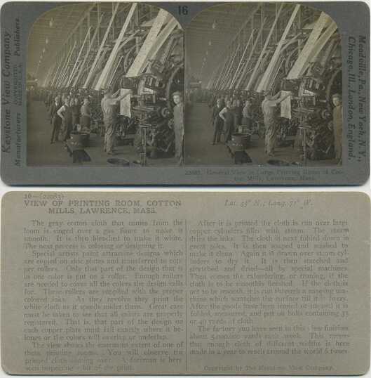 Cotton Mill Printing Room