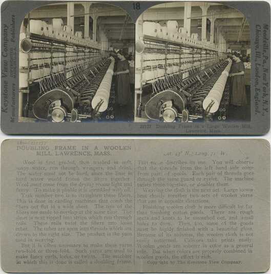 Doubling Frame in Woolen Mill