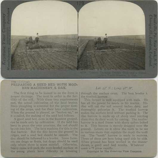 Preparing a Seed Bed with Tractor