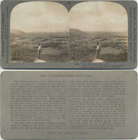 Overlooking Hudson River Valley