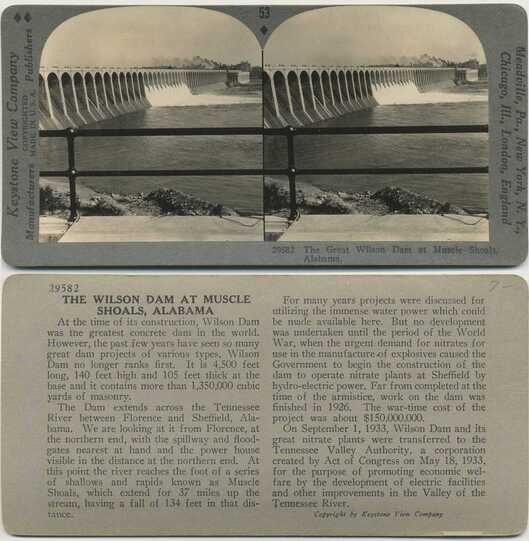 Wilson Dam at Muscle Shoals
