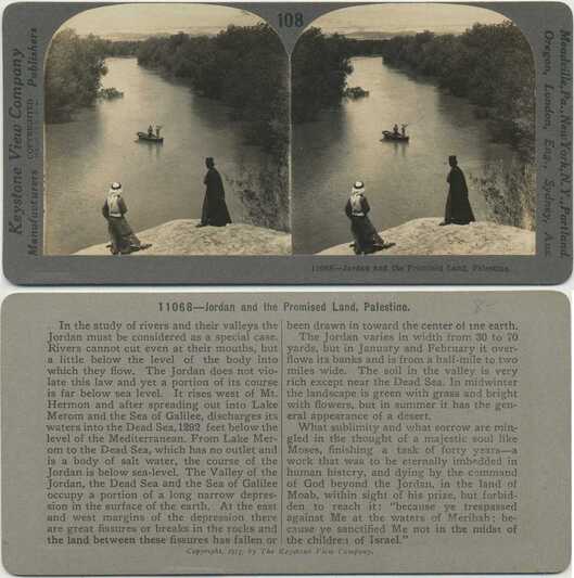Jordan River with Figures and Boat