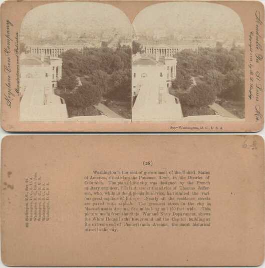 White House and Capitol Panorama