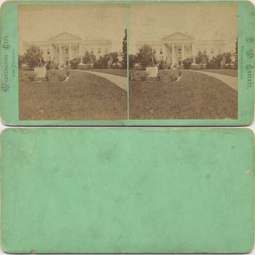 The White House with Statue