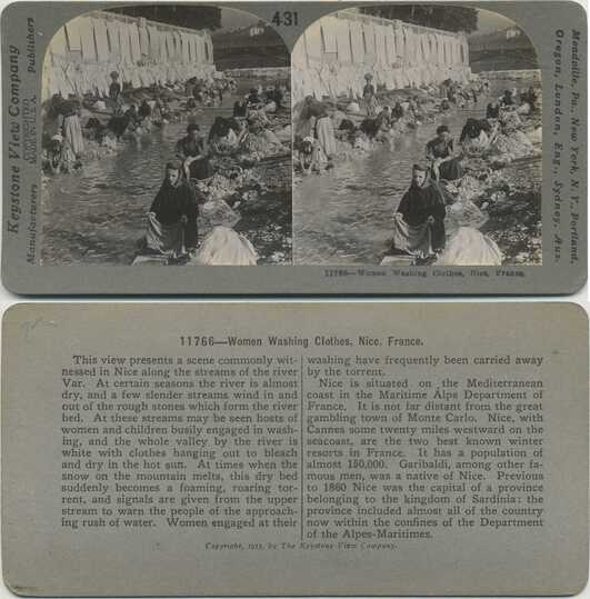 Women Washing Clothes in River