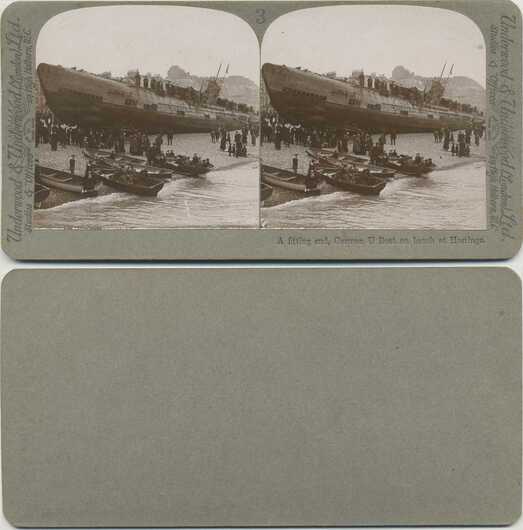 German U-Boat on Hastings Beach