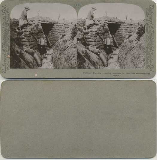 Highland Tommies Trench Work