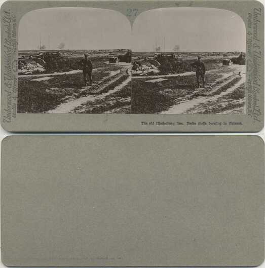Soldier on Hindenburg Line