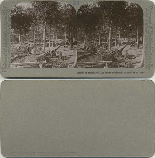 Artillery Battery in Woods