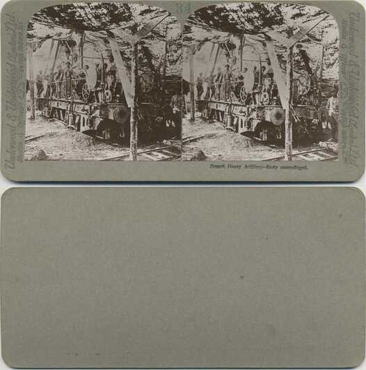 French Heavy Artillery Camouflaged