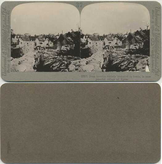 Trenches & Ruined Village, Ypres