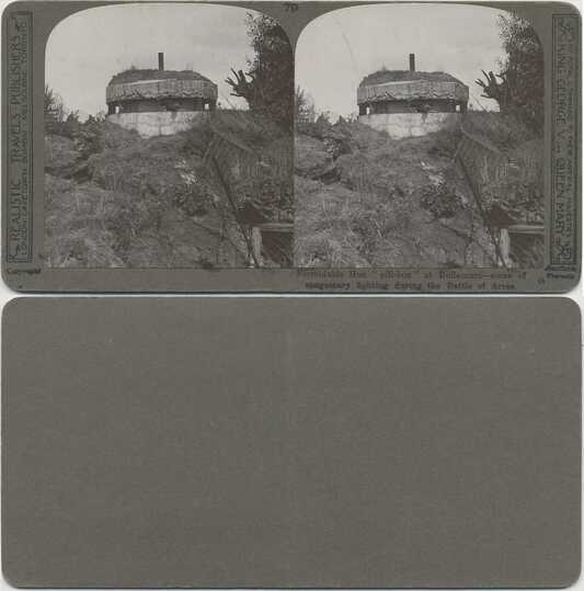 German Pill-Box Bunker at Bullecourt
