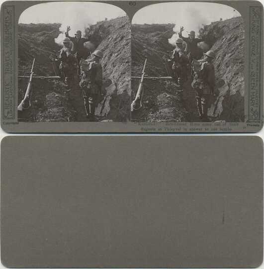 Enemy Surrenders in Trench