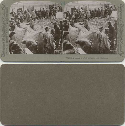 German prisoners in wired enclosure